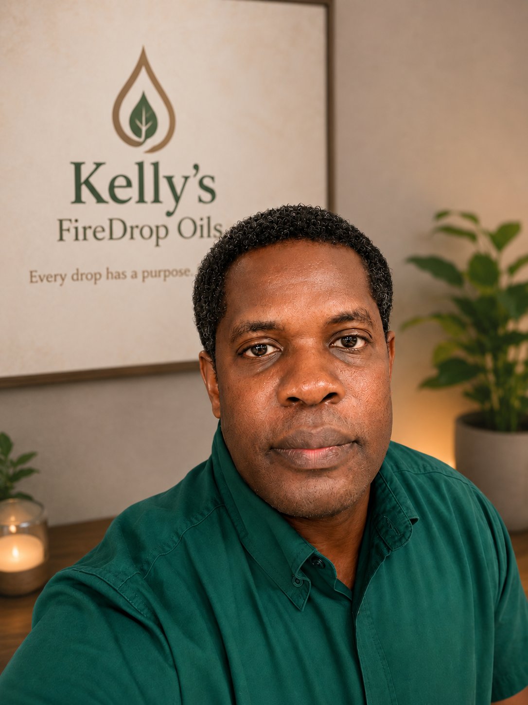 Kevin, founder of Kelly's FireDrop Oils